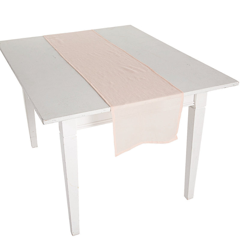 Blush Gauze Table Runners - None - Textile Accents - 3 Pieces, Blush