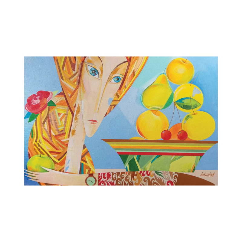 Augusta by Neli Lukashyk - Wrapped Canvas Gallery-Wrapped Canvas Giclée, 12cm H x 8cm W x 1.91cm D