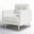 Bernardston Velvet Club Chair Plush Teddy Fleece Accent Chair-1713864448