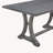 Shanequah 6-Piece Farmhouse Dining Table Set, Rectangular Trestle Table and 4 Upholstered Chairs & Bench for Dining Room,dining room set,dinning table set-895771832-895771839-895771838
