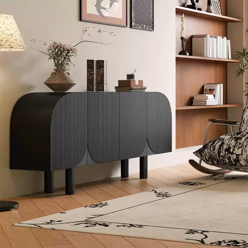 Retro Design Simple Sideboard, 29.53" H x 62.99" W x 13.78" D