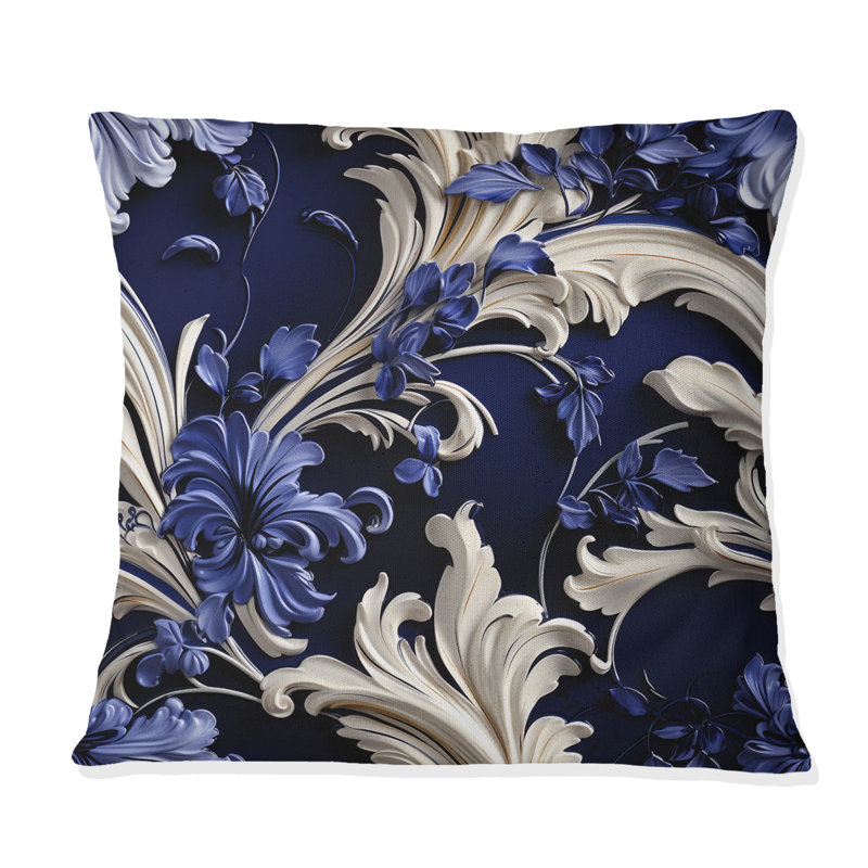 Coussin Cobalt, 16 po x 16 po