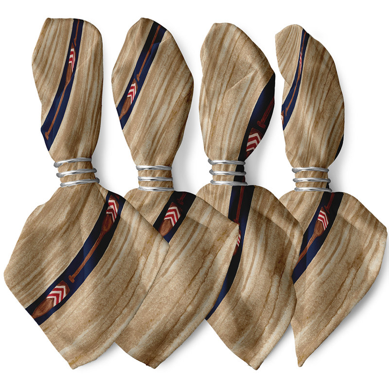 Ensemble de serviettes 4 pièces Aksel, Bleu marine