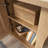 Night Stand, Brown finish
