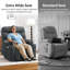 Fauteuil inclinable électrique surdimensionné de 27,2 po de large avec repose-pieds allongé-1939052887