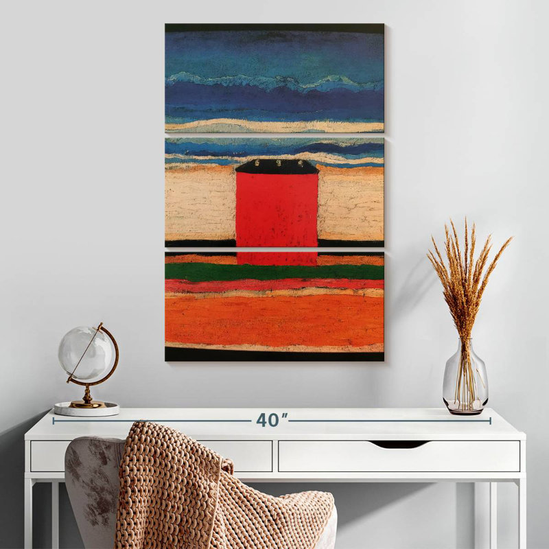 Red House, 32" H x 20" W