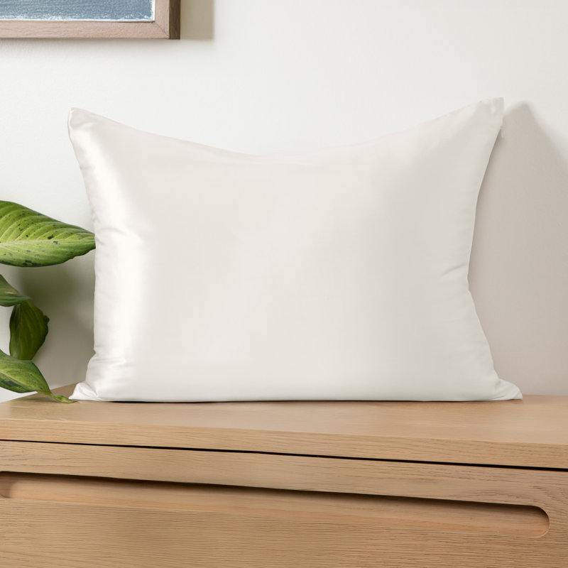 Taie d'oreiller luxueuse 100% soie de couleur mûre avec fermeture à glissière - 19 pièces, Taies d'oreiller pour grand lit