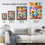 Wall Art Print Abstract Target Circles Bright Fun Design Poster
