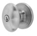 Cal Royal ASP-00 US15 RES TUBULAR EGG KNOB, ENTRANCE Satin nickel