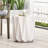 Outdoor Lightweight Concrete Side Table, 19" Package, Elegant & Practical, No Assembly Required Magnesium Oxide End 15.09"X15.09", Modern