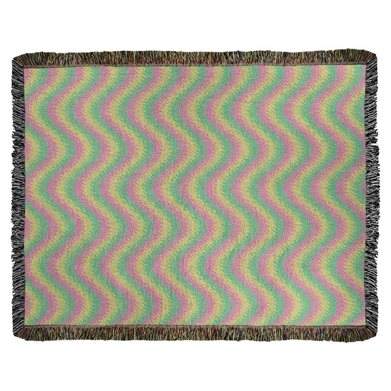 Couverture en coton tissée en coton culbuté, l 50 po x L 60 po