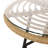 Outdoor Side Table With And Glass Brown