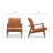 Rowan Full-Grain Genuine Italian Leather Armchair-83580540