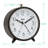 Equity 5 Inch Silent Sweeping Quartz Metal Alarm Clock-1980701921