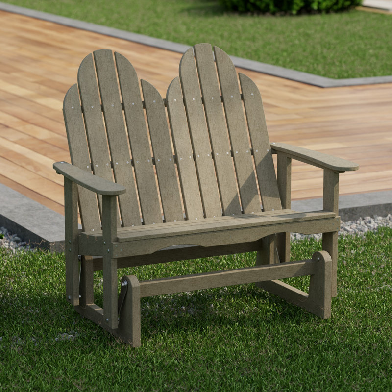 Fauteuil oscillant classique Adirondack, Bois patiné
