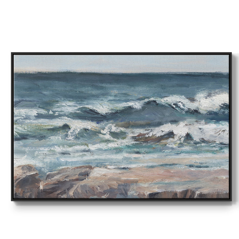 Ocean Breakers II, Noir, H 17 po x l 25 po x P 2 po