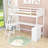 Twin Size Loft Bed With Desk And Bookshelves-175488816