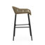 Tabouret de bar d'extérieur brun La Push, ensemble de 2