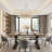 Keidenel Metal Base Dining Table-1798318632