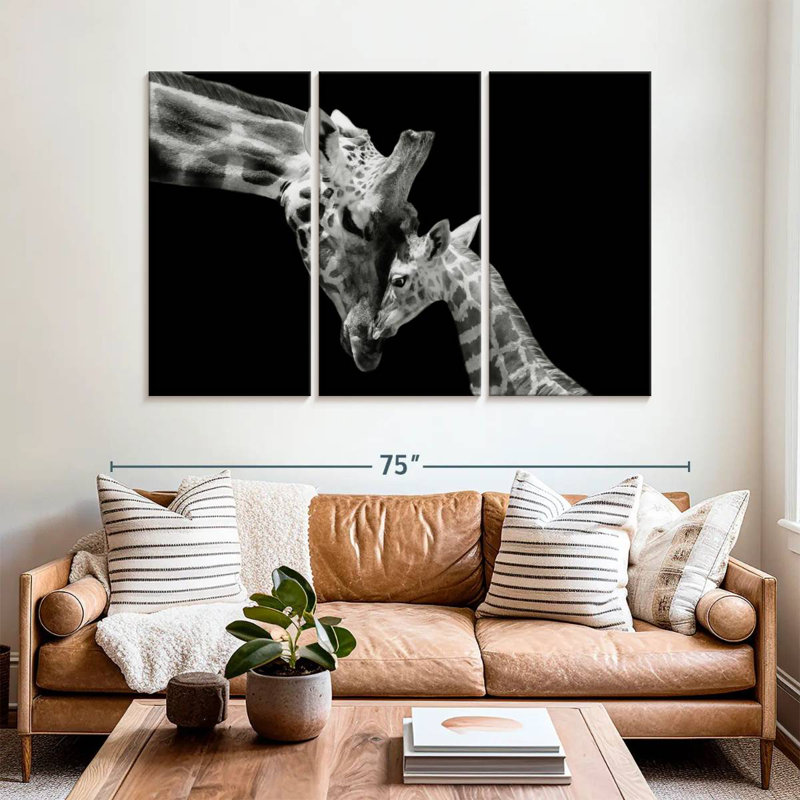 «Brampt Doting Mother Giraffe», H 42 po x l 65 po