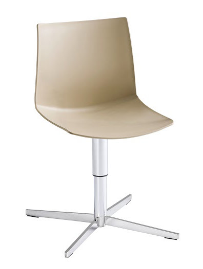 Fauteuil de bureau à dossier moyen Kanvas, Sable