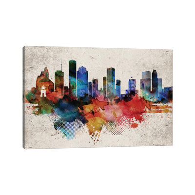 Houston Abstract - Print on Canvas