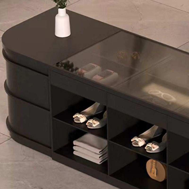 Armoire pour îlot central en verre Minimalist, H 35,43 po x l 94,49 po x P 23,62 po