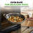 NutriChef Nutrichef 12'' Non-Stick Stainless Steel Wok with Lid