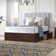 Concorde Solid Wood Storage Platform Bed with Footboard and Under Bed Drawers