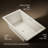 Underscore 60" x 32" Drop In Soaking Acrylic Bathtub-10978151-101430148