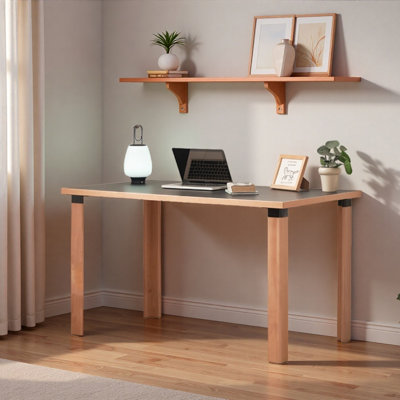 Bureau d'écriture rectangulaire moderne, simple et durable