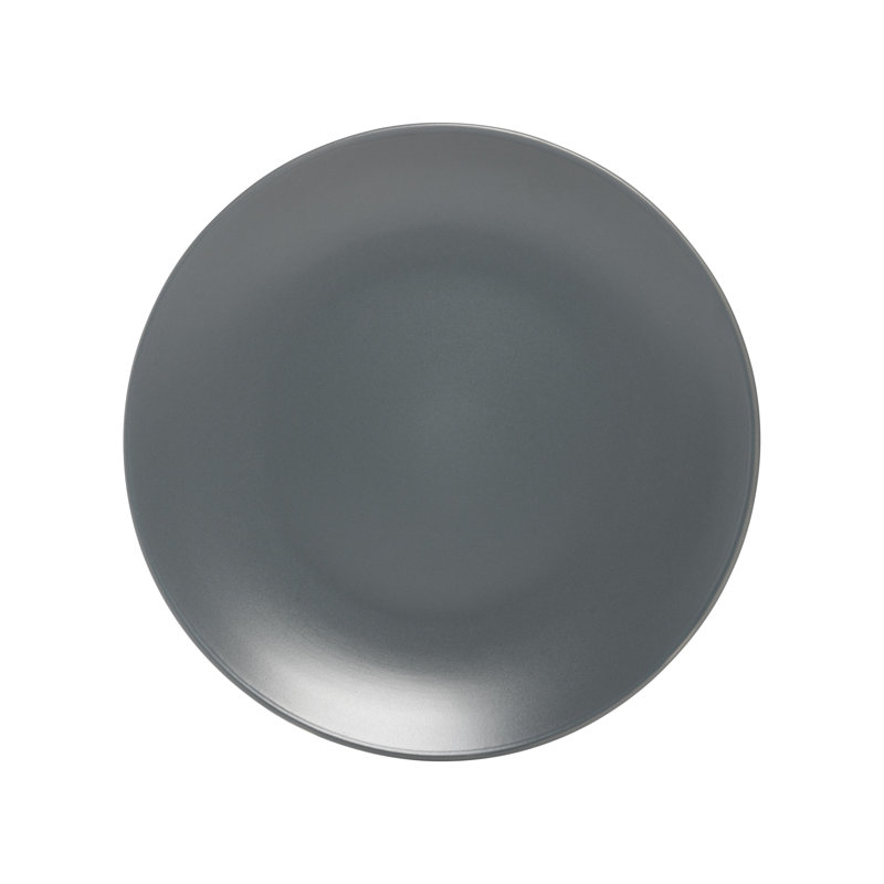 Wazee Matte 7.75" Salad Plate, Gray