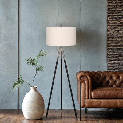 Lampe sur pied en métal 62 po Alverto