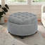 Table basse ronde avec repose-pieds 25 po avec couvercle réversible-1409992150