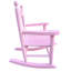 Chaise berçante Pink's