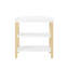 Coleby Scandi 2 Piece Furniture Set, Under Drawer and Fibre Mattress - Scandi White  - White