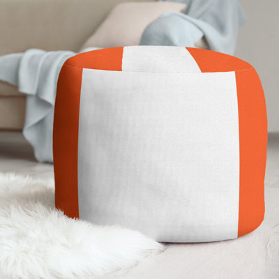 Repose-pieds carré rayé Tennessee Football 21 "