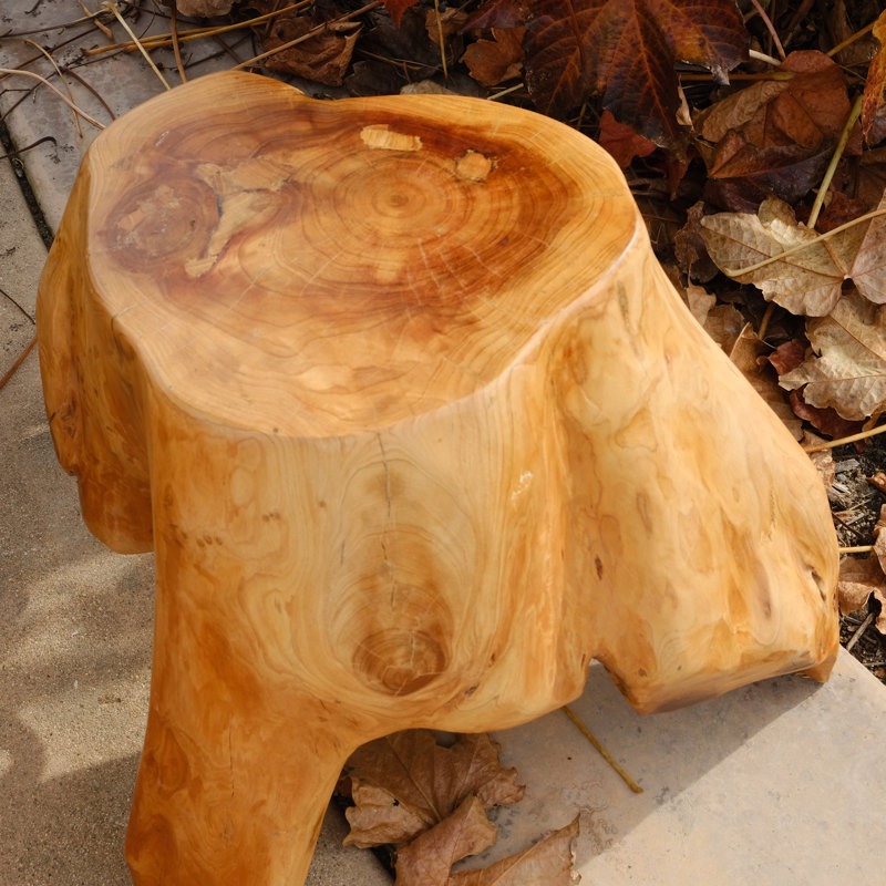Solid Wood End Table, 30.5cm H x 40.6cm W x 40.6cm D
