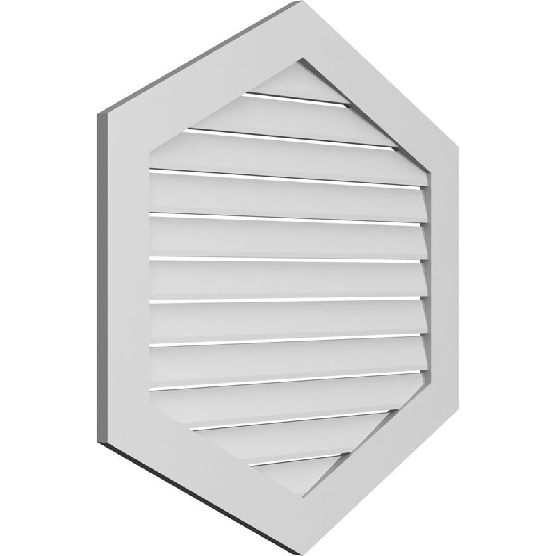 Pente verticale verticale en uréthane 6 pi, 38" H x 36" W x 1" D