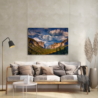 «Spring Storm Over Yosemite» par Rick Berk, art mural en verre acrylique