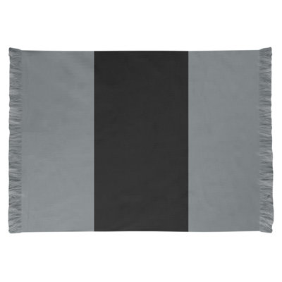 Tapis gris à rayures national hockey