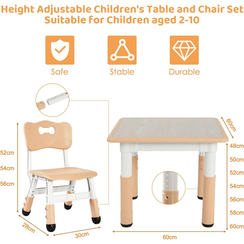 LFCR0318 60cm Writing Desk Chair Set