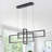 Devontaye 3-Light Square / Rectangle Chandelier Kitchen Island Lighting with Remote Control-87873179