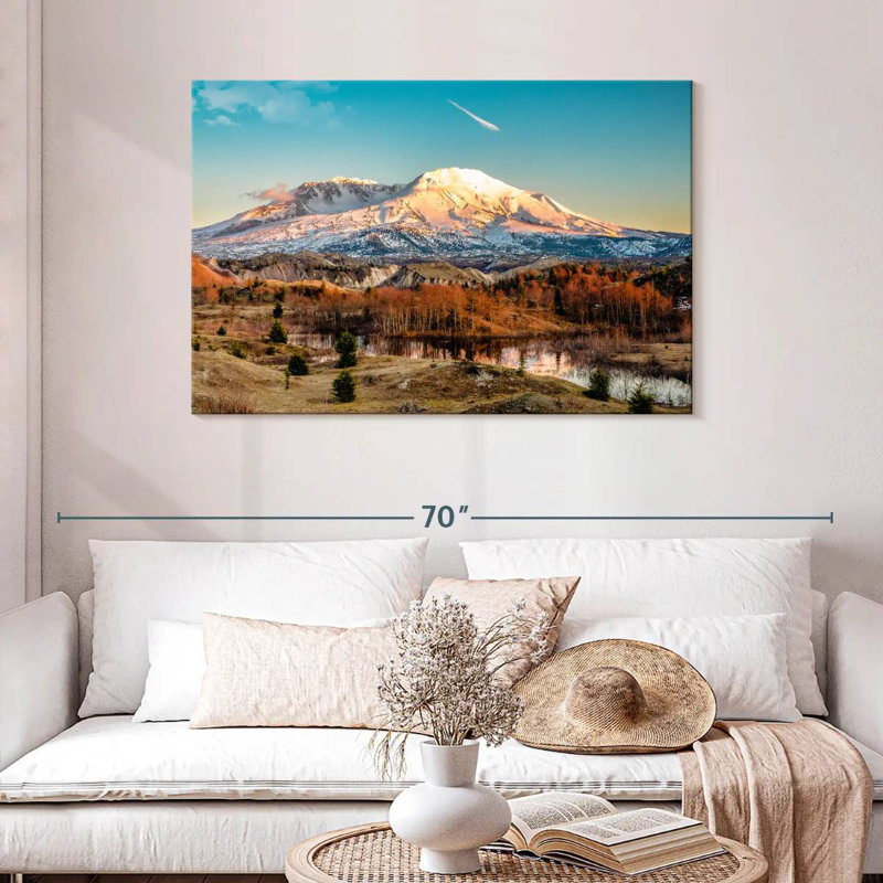 Alvord Mount St Helens Golden Glow, H 30 po x l 45 po