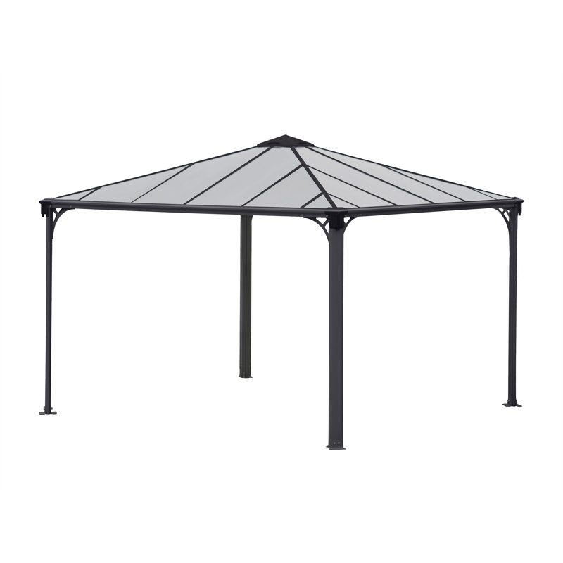 Palermo Aluminium Gazebo, 116.4 cm H x 141.73 cm W x 141.73 cm D