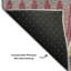 Tapis mauve Prisco lavable à la machine de qualité supérieure-323943823