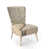 Abstract Cream Polyester Blend 4 selected