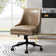 Positano Modern Faux Leather Tilting  Swivel Task Chair with Nailhead Trims
