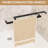 48" W X 72" H Matte Black Aluminum Double Sliding Shower Door, 1/4" (6Mm) Clear Tempered Glass With -Proof Film, Easy-Assemble, Waterproof In Bathroom Hmatte Aluminumdouble Doorclear Glassexplosion