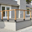 Base de poteau 4 x 4, supports intérieurs de poteau de 3,6 x 3,6 po / 91,44 x 91,44 mm, poteaux de terrasse en acier au carbone robustes, supports de poteaux en bois pour plaque de base de support de rampe de pavillon, noir